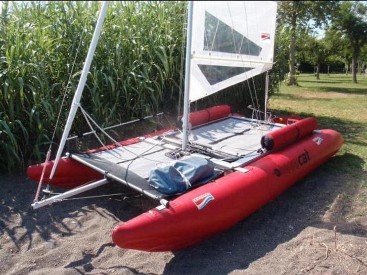 Grabner Happy Cat Racing 2009 catamaran (super staat), Watersport en Boten, Catamarans, Gebruikt, Elektrisch, Ophalen