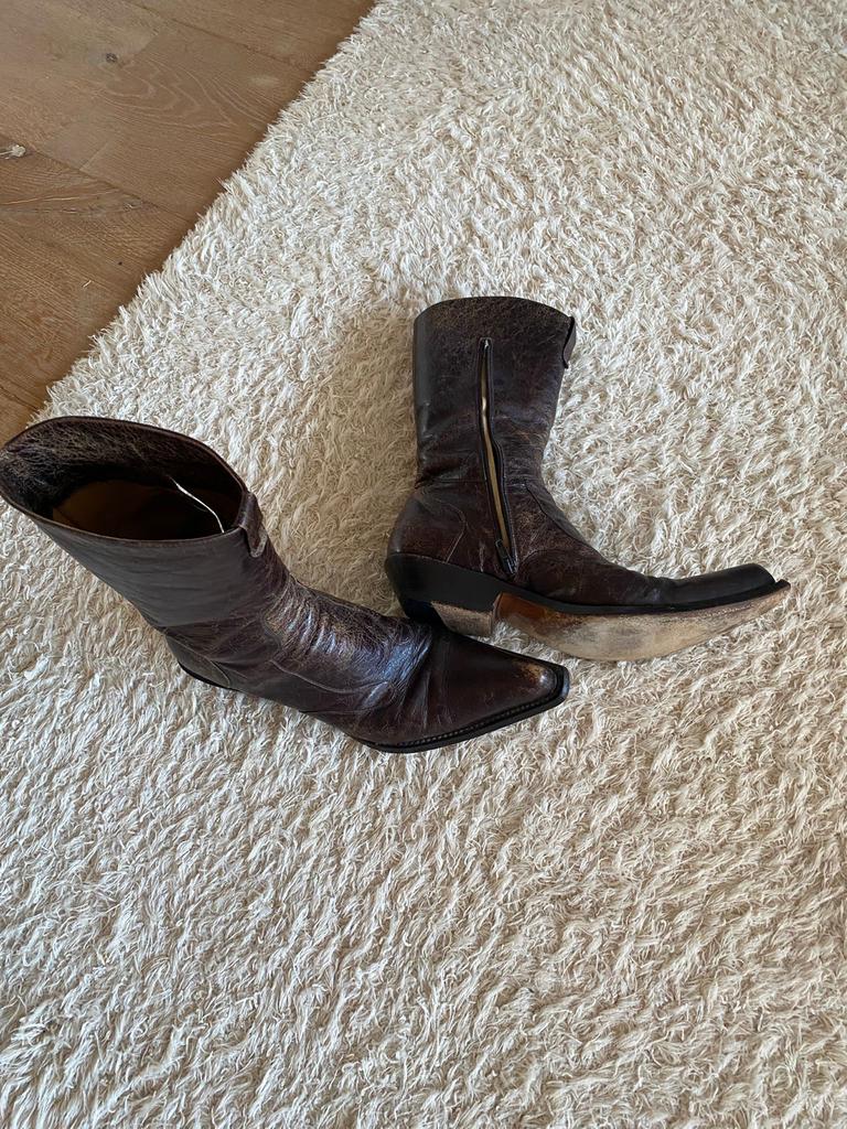 Paul Warmer Leren Cowboylaarzen Maat 42, Ophalen of Verzenden, Gedragen, Bruin, Boots