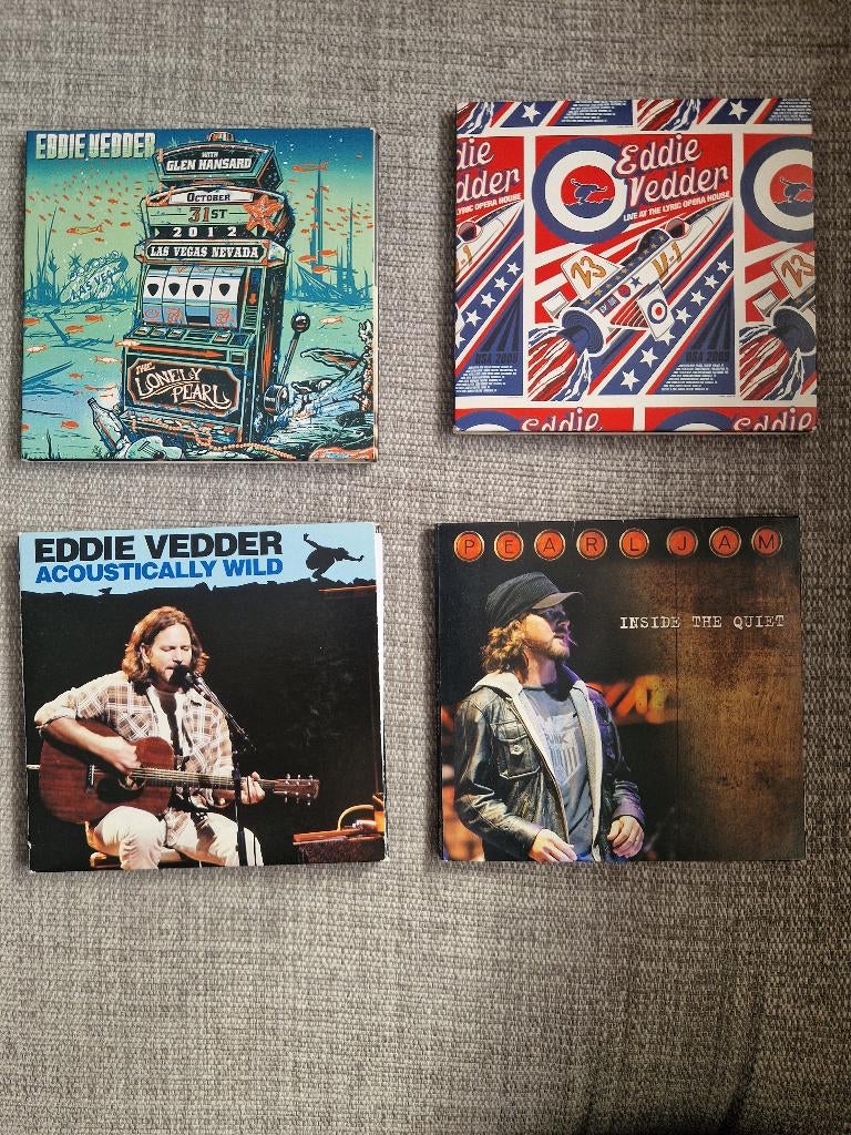 4 x Eddie Vedder / Pearl Jam CD's, Ophalen of Verzenden, Zo goed als nieuw, Alternative