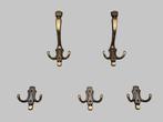 Setje klassieke Kapstokhaken 5x ( Lot 11), Wandkapstok, Gebruikt, Ophalen of Verzenden, Minder dan 100 cm