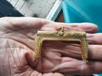 Antieke Portemonnee Sluiting - Goudkleurig met Knipsluiting, Overige merken, Gebruikt, Overige kleuren, Ophalen of Verzenden
