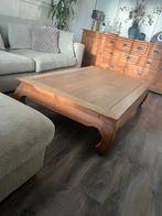 Prachtige Teakhouten Opium Tafel - 160x100x36 cm, Ophalen, 100 tot 150 cm, Teakhout, Zo goed als nieuw