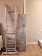 Uitschuifbare ladder met steiger optie, Ophalen, 4 meter of meer