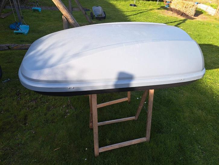 Karrite dakkoffer, nette staat met 2 sleutels, Auto diversen, Dakkoffers, Zo goed als nieuw, Ophalen