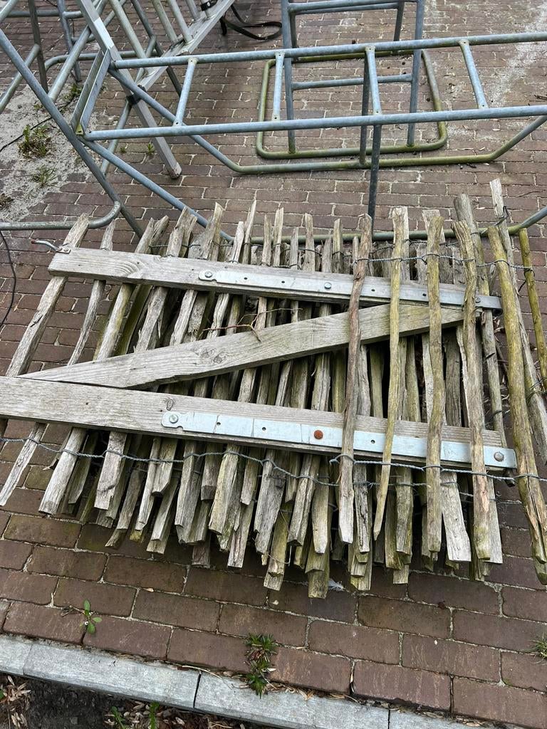 Schapenhekje, Tuin en Terras, Ophalen, Zo goed als nieuw, Hout, Tuinhek
