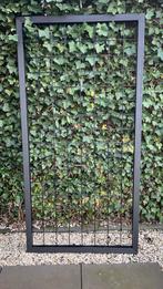 Metalen gaaspaneel 90x180 cm voor klimplanten (z.g.a.n.), Ophalen, Zo goed als nieuw, IJzer, Gaashekwerk