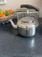 Roestvrijstalen  ketel, Theepot/fluitketel, Zilver, Ophalen of Verzenden, Zo goed als nieuw