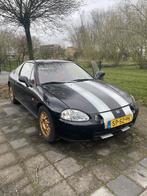Honda CRX 1.6 Coupe ESI U9 1993 Zwart, Auto's, Voorwielaandrijving, 125 pk, Zwart, 4 cilinders