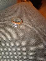 Massieve Zilveren Heren Ring met Grote Zirkoon - Maat 22mm, Gebruikt, 20 of groter, Heer, Ophalen of Verzenden