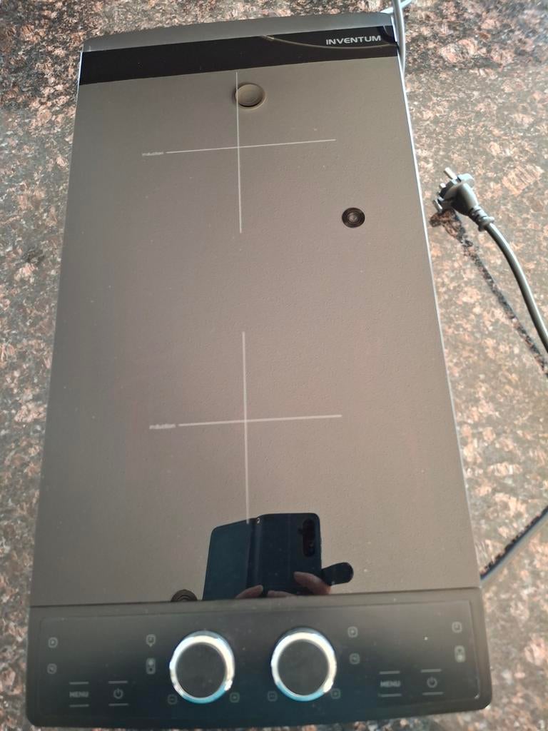 Inventum 2 pits inductiekookplaat nieuw., Nieuw, 3 kookzones of minder, Ophalen of Verzenden, Inductie