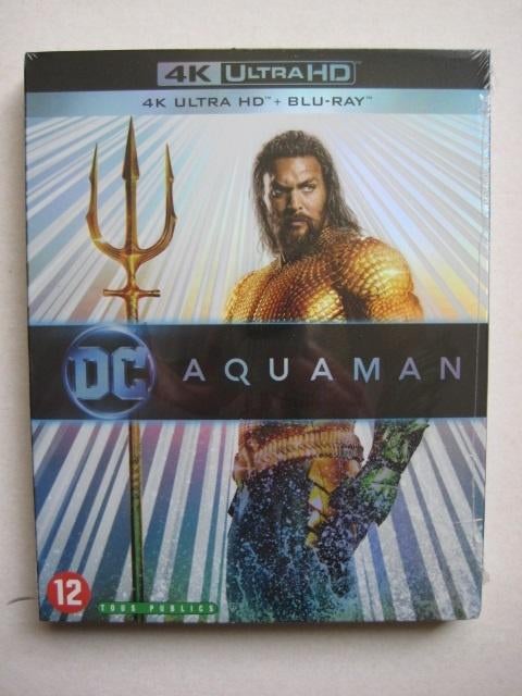 Aquaman 4K Blu Ray films Bluray, Cd's en Dvd's, Ophalen of Verzenden, Nieuw in verpakking, Actie