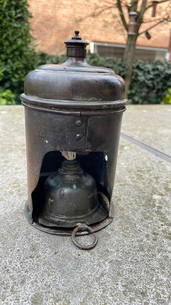Koperen lamp ( olie), Antiek en Kunst, Antiek | Koper en Brons, Ophalen of Verzenden