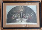 Laatste avondmaal. Chromolithografie.  Ca 1875/1900. 65/40cm, Ophalen, Gebruikt, Overige typen, Christendom | Katholiek