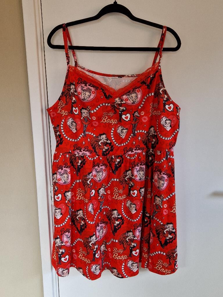 Maat 58-60, Kleding | Dames, Grote Maten, Verzenden, Nieuw, Rood, Jurk