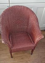 Rotan kuipstoel / rieten stoel – serre of tuin, Huis en Inrichting, Stoelen, Gebruikt, Bruin, Riet of Rotan, Eén