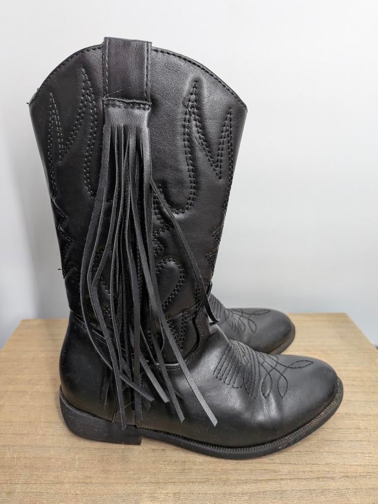 Doremi zwarte cowboy laarsjes maat 33, Kinderen en Baby's, Kinderkleding | Schoenen en Sokken, Doremi, Gebruikt, Doremi, Meisje