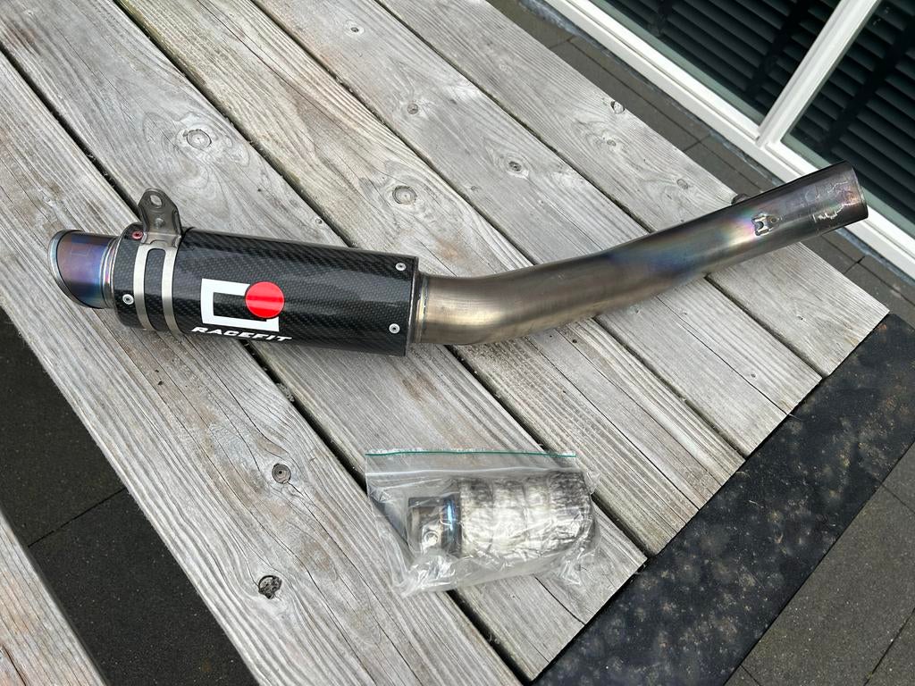 Racefit Growler Slip-on Demper - Z.G.A.N. met DB-killer, Motoren, Ophalen of Verzenden, Gebruikt