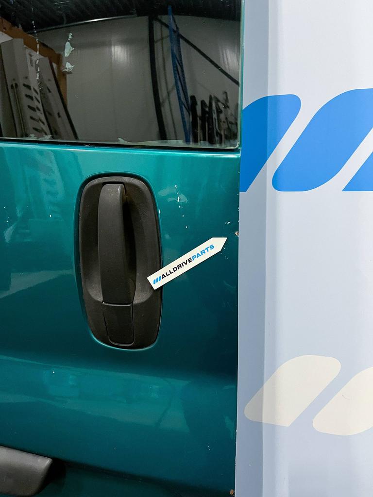 Opel Vivaro Renault Achterdeur links groen met ruit 91159990, Gebruikt, -, Deur, -