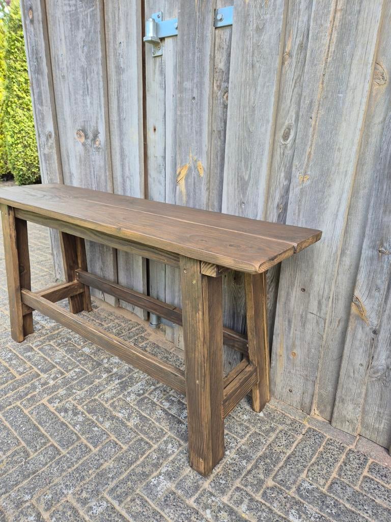 Houten bankjes/tuinbankje douglas hout 105x50x28 cm, Ophalen, Hout
