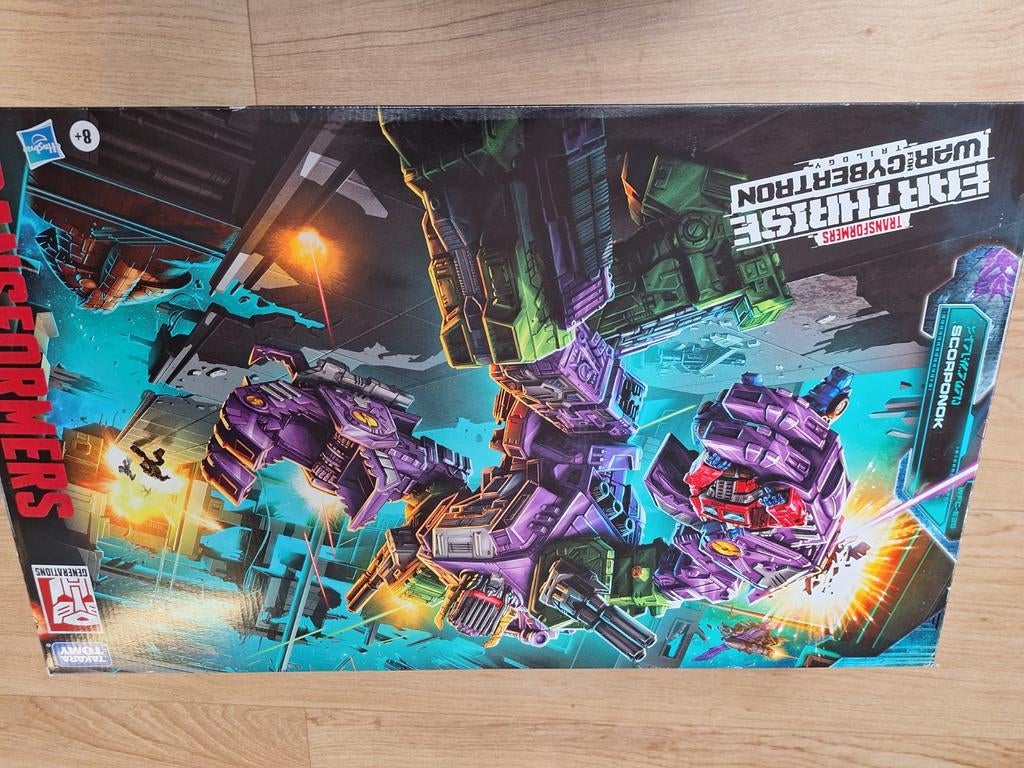 Transformers War for Cybertron Earthrise Scorponok, Verzamelen, Transformers, Overige generaties, Ophalen, Zo goed als nieuw
