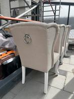 Gestoffeerde eettafelstoelen - gratis af te halen, Ophalen, Gebruikt, Stof