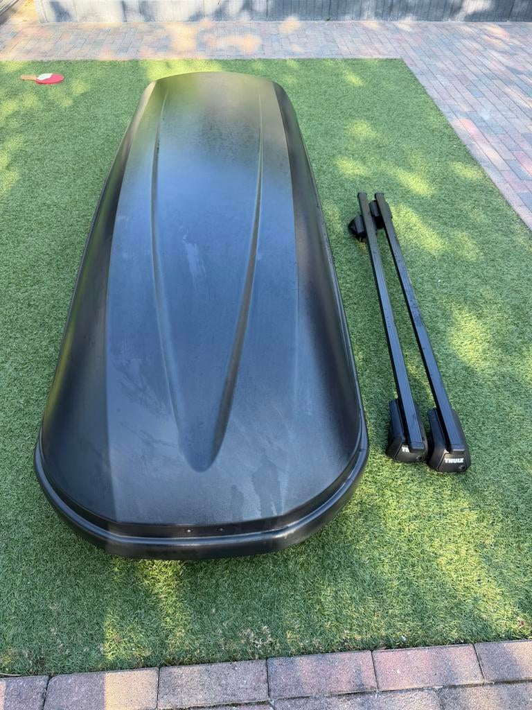 Thule Pacific 780 dakkoffer inc. Dakdragers, Ophalen, Zo goed als nieuw