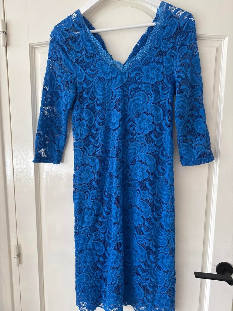 Mamalicious jurk maat S, Blauw, Ophalen of Verzenden, Knielengte, Maat 36 (S)