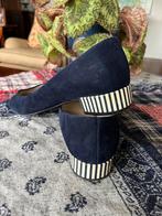 Peter Kaiser , donkerblauw suède 39 ., Ophalen, Zo goed als nieuw, Blauw