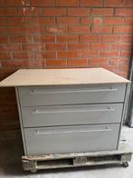 Gratis kast grijs geen bovenkant, Ophalen, Gebruikt, 100 tot 150 cm, 3 of 4 laden