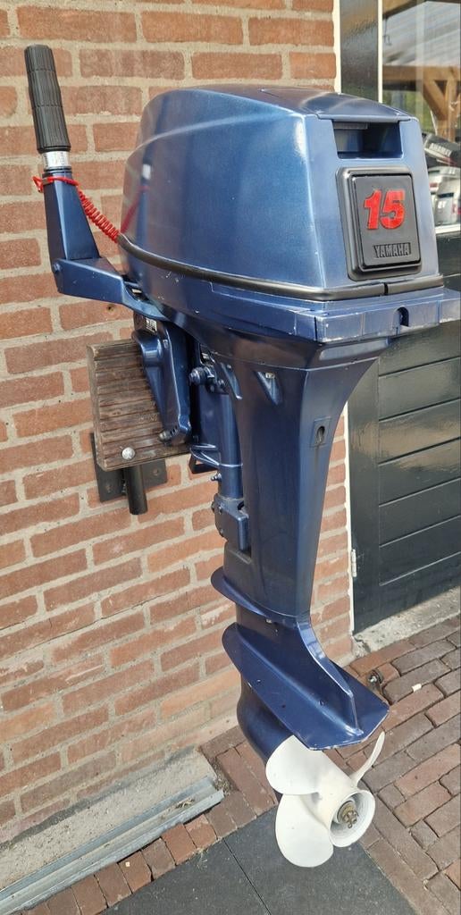 Yamaha 15 pk kortstaart buitenboordmotor, Watersport en Boten, Buiten- en Binnenboordmotoren, Ophalen of Verzenden, Gebruikt, Benzine