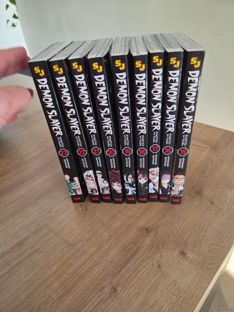 Demon Slayer Manga Deel 15 t/m 23 - Zo goed als nieuw, Boeken, Koyoharu Gotouge, Ophalen of Verzenden, Zo goed als nieuw, Japan (Manga)