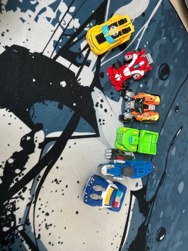 Transformers Rescue Bots - Complete Set van 6 Figuren, Overige generaties, Ophalen, Zo goed als nieuw, Autobots