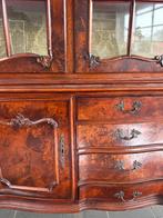 ANTIEK WORTELNOTEN KABINET MET VERLICHTING - BAROK STIJL, Ophalen