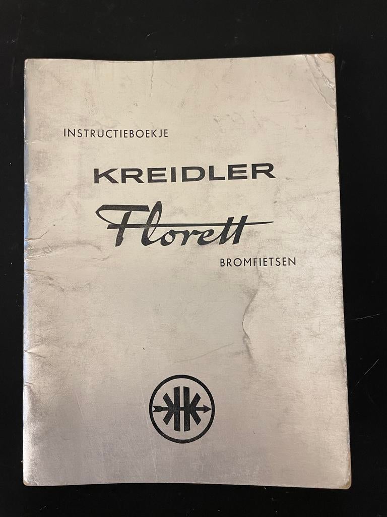 DOOS 4 - Instructieboekje Kreidler Florett Bromfietsen, Ophalen of Verzenden, Gebruikt