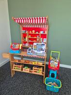 Houten speelgoed winkel - uitgebreid assortiment en kassa's, Ophalen, Zo goed als nieuw, Jongen of Meisje