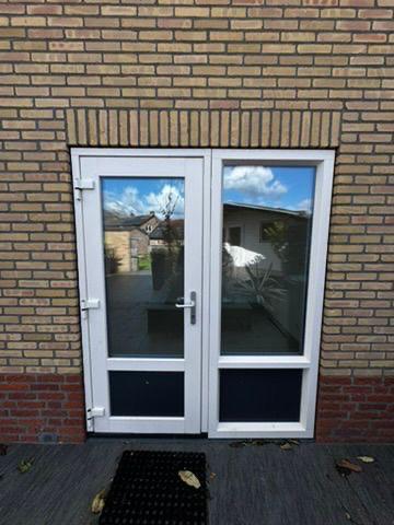 Kunststof Kozijn + Deur | 175x213 | Zijlicht | triple glas, Ophalen, Kunststof, Deurkozijn, Zo goed als nieuw