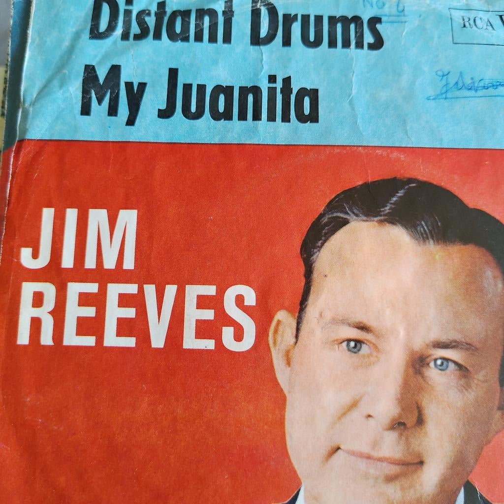 Jim Reeves - Distant Drums / My Juanita (Single), Cd's en Dvd's, Gebruikt, 7 inch, Single, Ophalen of Verzenden