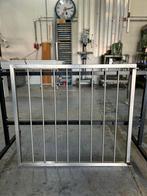 Rvs poort, tuinhek, Ophalen, Overige materialen, Minder dan 100 cm, Zo goed als nieuw