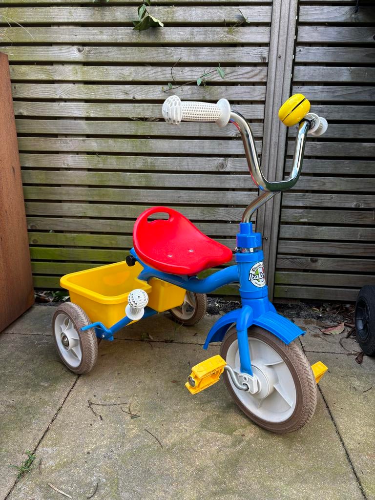 Italtrike driewieler met duwstang en verstelbaar zadel, Ophalen, Gebruikt, Trapvoertuig