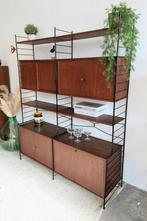 Vintage midcentury modulair wandmeubel, Ophalen, Gebruikt, ., .