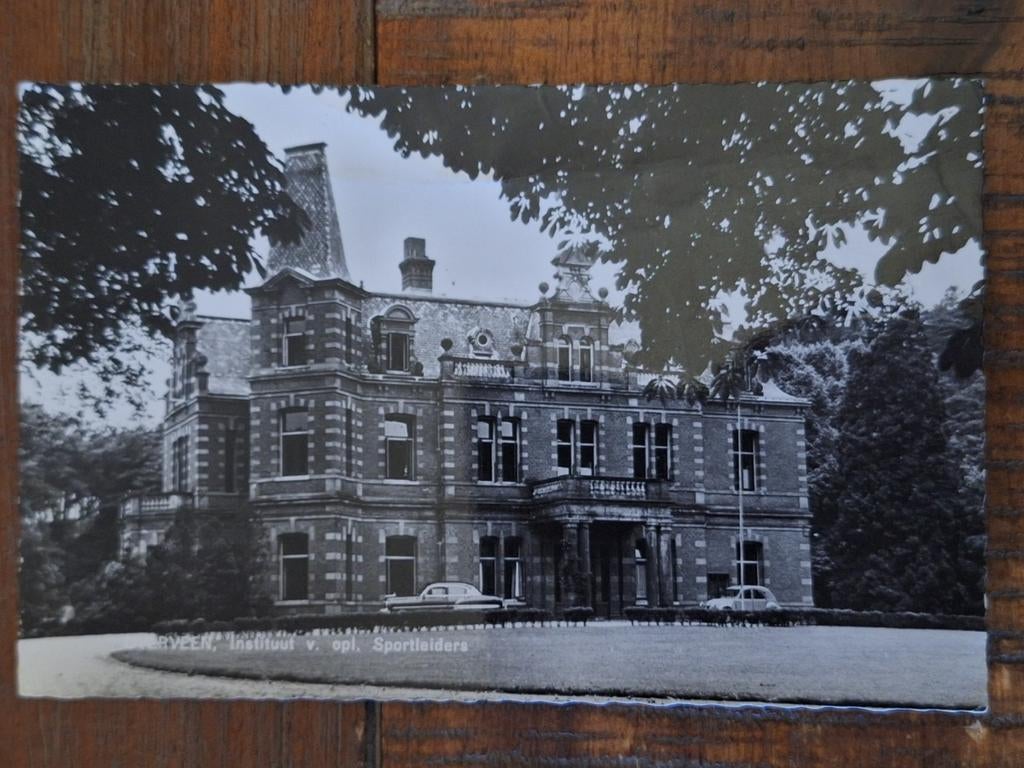 Fotokaart Overveen - Instituut v. Opl. Sportleiders - 1963, Ophalen of Verzenden, 1960 tot 1980, Ongelopen, Noord-Holland