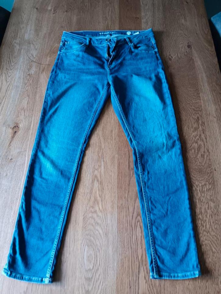 Garcia jeans lengte maat 30, weite 32, Kleding | Dames, Broeken en Pantalons, Zo goed als nieuw, Maat 42/44 (L), Blauw, Lang, Ophalen of Verzenden