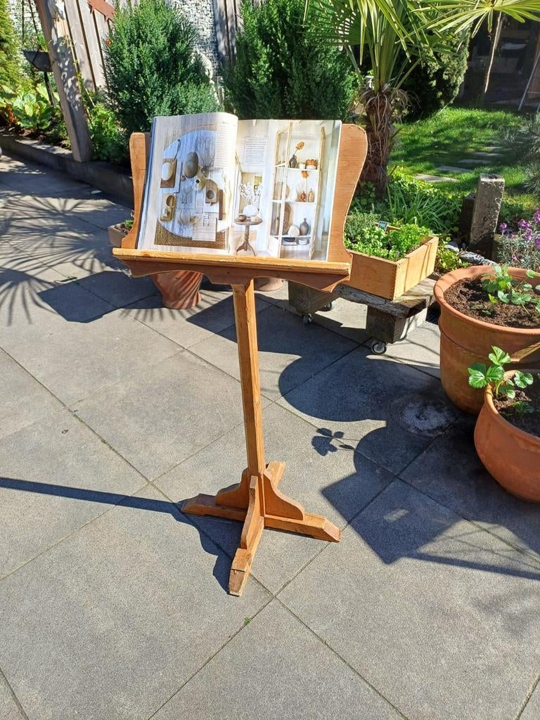 Houten boekenstandaard / muziekstandaard, Ophalen of Verzenden