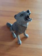 Wolf huilend, dierfiguur Bullyland, Ophalen of Verzenden, Gebruikt, Wild dier, Beeldje of Figuurtje