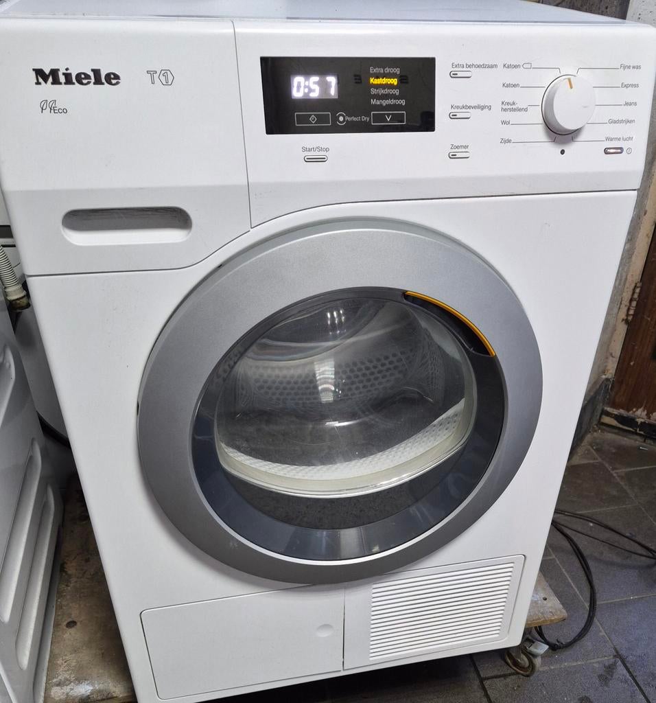 Miele T1 eco warmtepompdroger A ++ ,8kg, Witgoed en Apparatuur, Wasdrogers, Ophalen, 6 tot 8 kg, Overige typen, Zo goed als nieuw