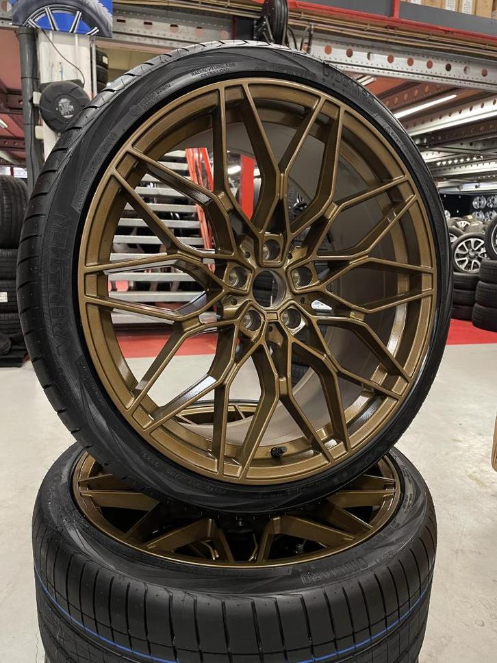 20" Bronze Velgen BMW 3-serie G20 G21 Breedset! 5x112, Auto-onderdelen, Banden en Velgen, Banden en Velgen, Zomerbanden, 20 inch