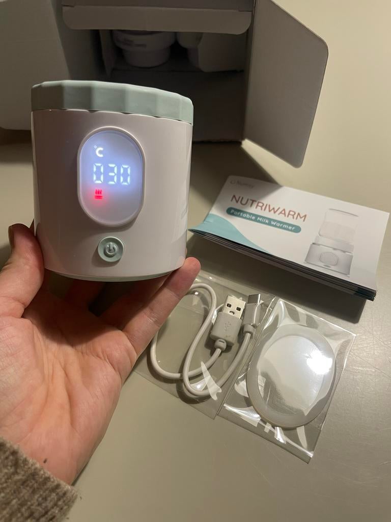 Numsy Nutriwarm Draagbare Flessenwarmer - Zo goed als nieuw, Ophalen of Verzenden, Zo goed als nieuw, Flessen- of potjesverwarmer