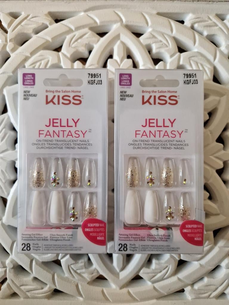 KISS Jelly fantasy kunstnagels 2x. Nieuw, Ophalen of Verzenden, Nieuw, Overige typen