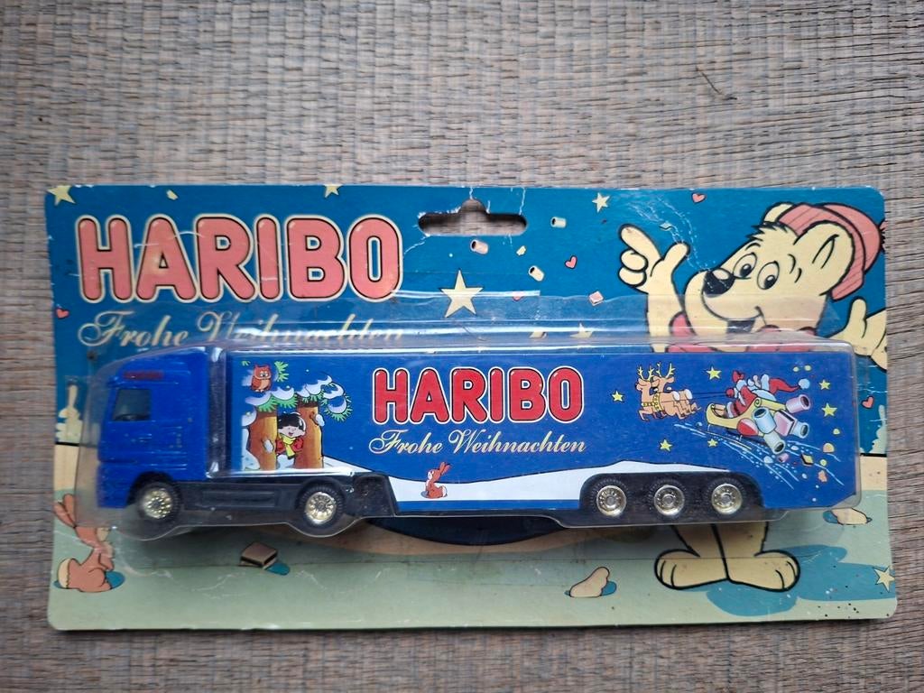 Haribo kerst vrachtauto schaalmodel vrachtwagen, Nieuw, Ophalen of Verzenden, Bus of Vrachtwagen, Nvt
