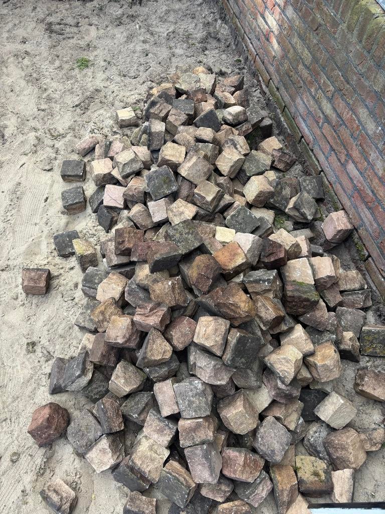 Gebruikte klinkers van natuursteen, Ophalen, Gebruikt, Klinkers, Natuursteen